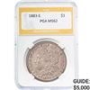 1883-S Morgan Silver Dollar PGA MS62