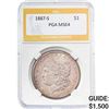 1887-S Morgan Silver Dollar PGA MS64