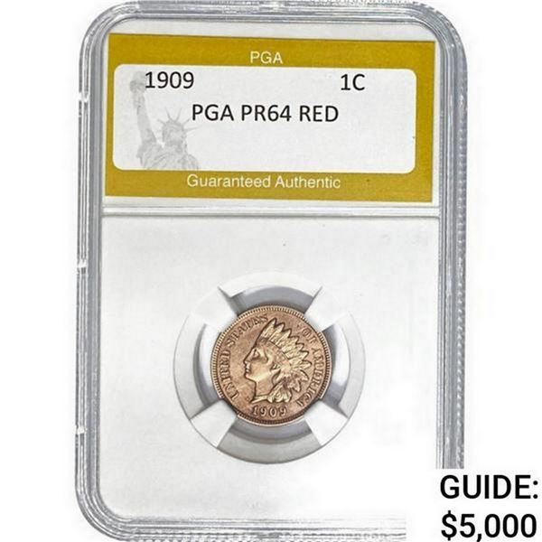 1909 Indian Head Cent PGA PR64 RED