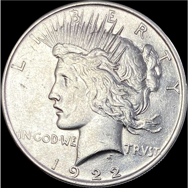 1922 Silver Peace Dollar CLOSELY UNCIRCULATED