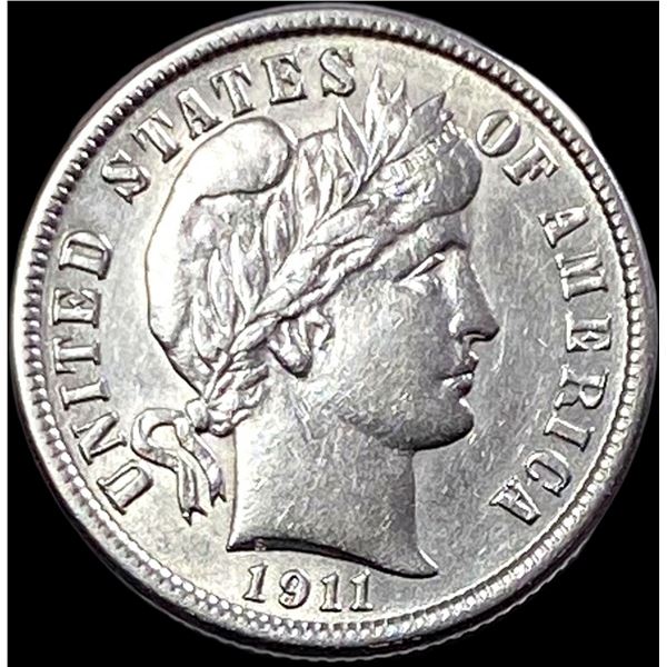1911 Barber Dime CLOSELY UNCIRCULATED