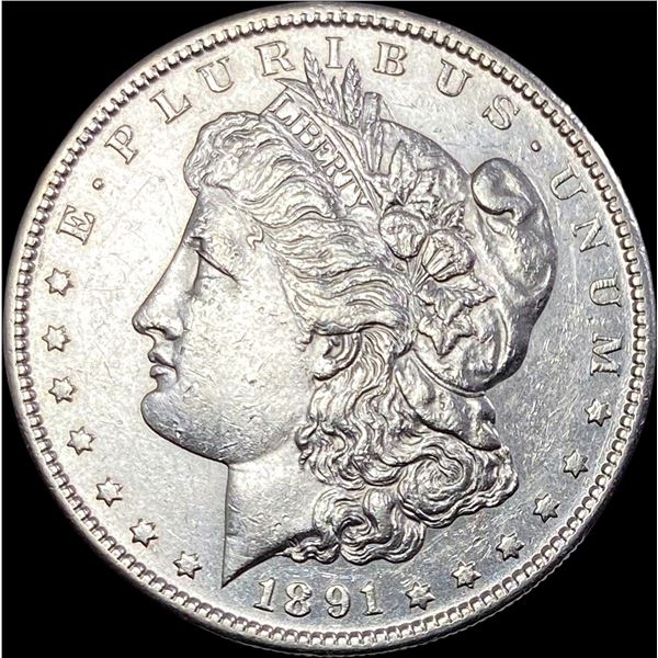 1891-S Silver Morgan Dollar CLOSELY UNCIRCULATED