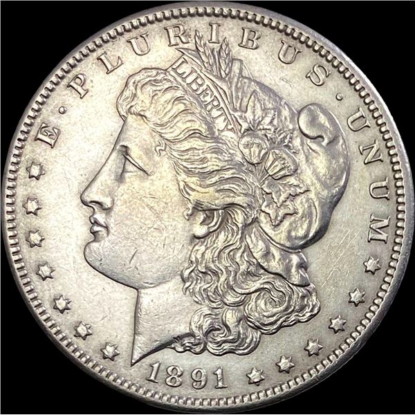 1891-CC Silver Morgan Dollar CLOSELY UNCIRCULATED
