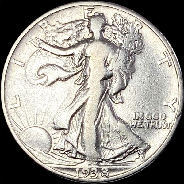 1938-D Walking Liberty Half Dollar NICELY CIRCULATED