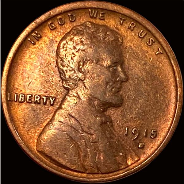 1915-D Lincoln Wheat Cent NEARLY UNCIRCULATED