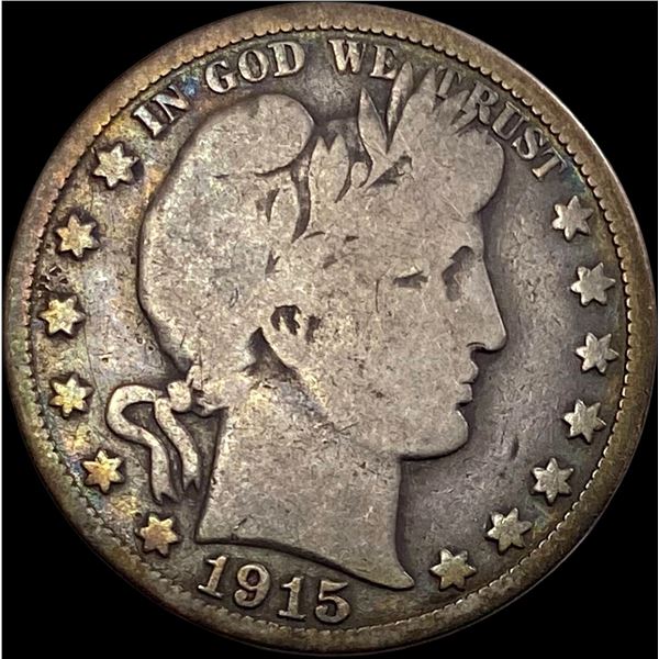 1915 Barber Half Dollar NICELY CIRCULATED