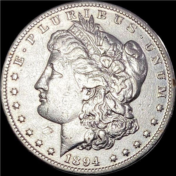 1894-O Silver Morgan Dollar NEARLY UNCIRCULATED