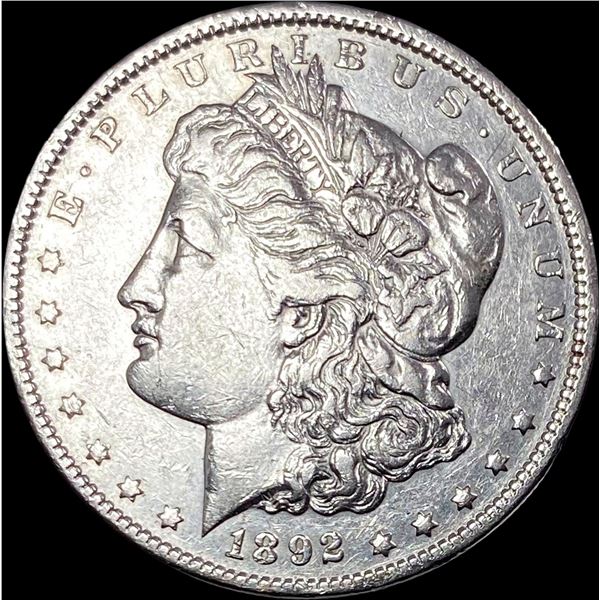 1892 Morgan Silver Dollar CLOSELY UNCIRCULATED