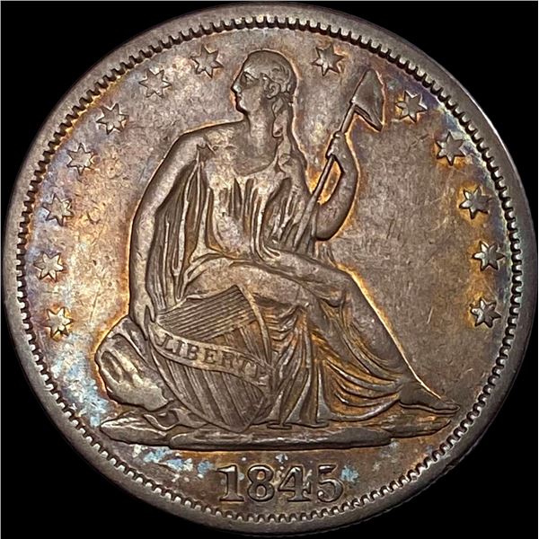 1845-O Seated Liberty Half Dollar NEARLY UNCIRCULATED