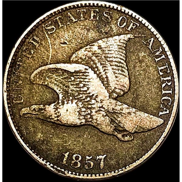 1857 Flying Eagle Cent LIGHTLY CIRCULATED