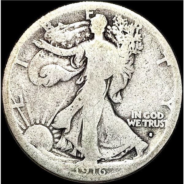 1916-S Walking Liberty Half Dollar NICE CIRC