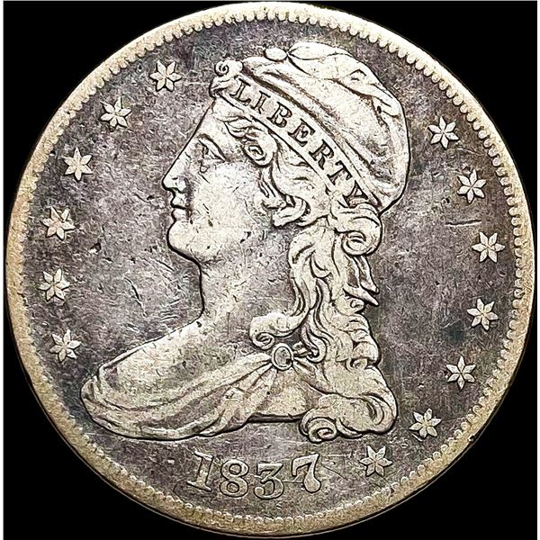 1837 Capped Bust Half Dollar ABOUT UNCIRCULATED