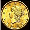 Image 1 : 1853 Gold $1 Liberty Head Type 1 CHOICE AU