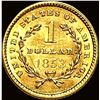 Image 2 : 1853 Gold $1 Liberty Head Type 1 CHOICE AU