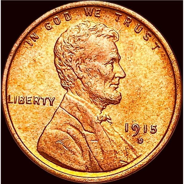 1915-D Red Lincoln Wheat Cent UNCIRCULATED