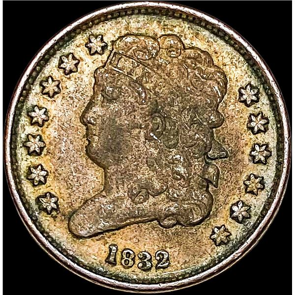1832 Classic Head Half Cent LIGHTLY CIRCULATED