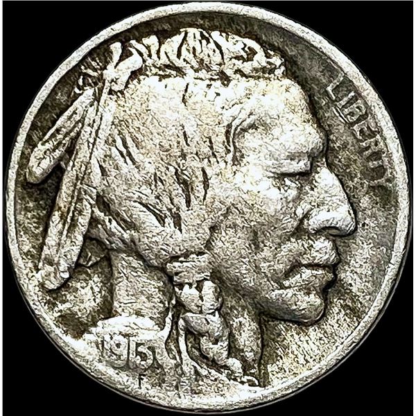 1915-D Type 2 Buffalo Nickel LIGHTLY CIRCULATED