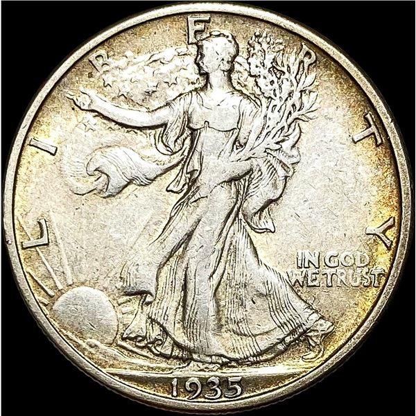 1935-S Walking Liberty Half Dollar NEARLY UNCIRCULATED