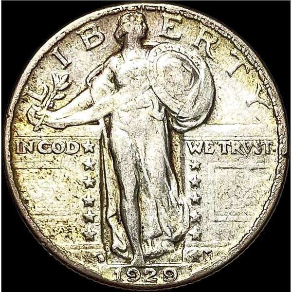 1929-D Standing Liberty Silver Quarter NEAR UNC