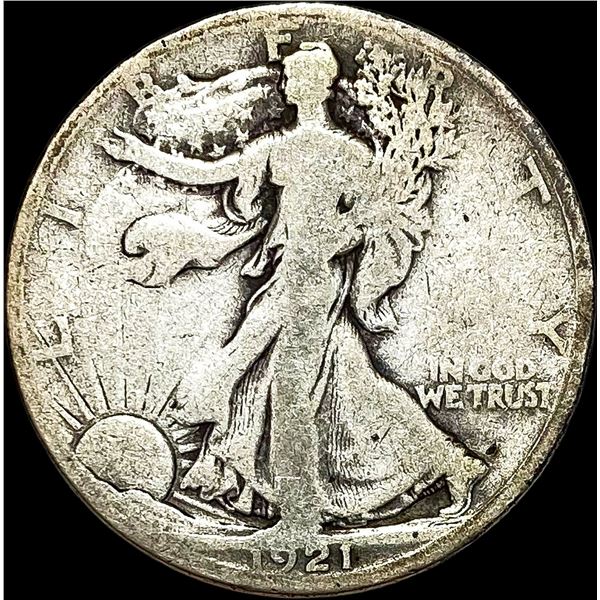 1921-S Walking Liberty Half Dollar NICELY CIRCULATED