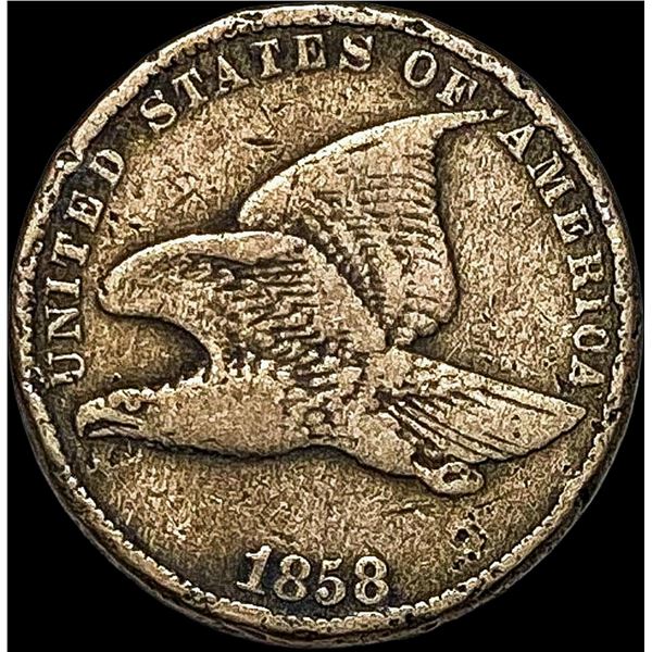 1858 Flying Eagle Cent NICELY CIRCULATED