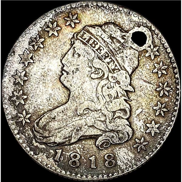 1818 Capped Bust Silver Quarter HIGH GRADE