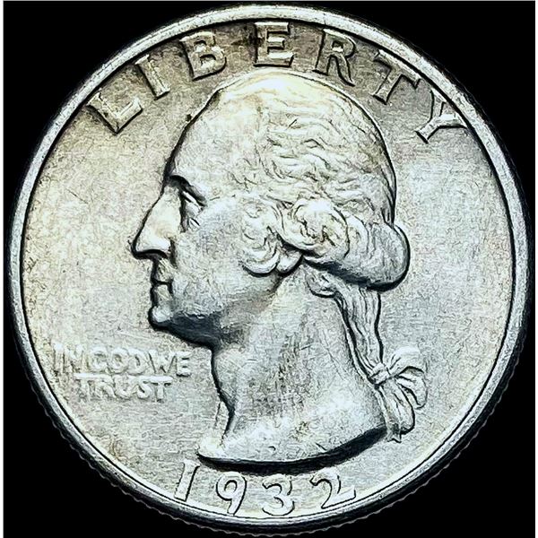 1932-S Silver Washington Quarter CHOICE AU