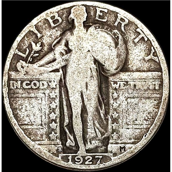 1927-S Standing Liberty Quarter NICELY CIRCULATED