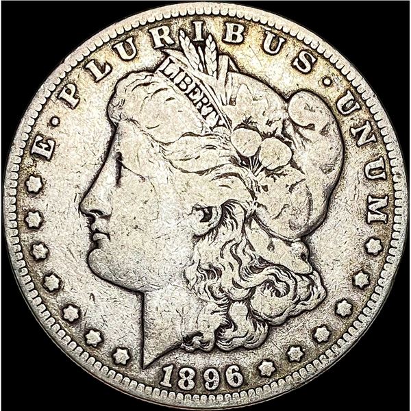 1896-S Silver Morgan Dollar LIGHTLY CIRCULATED