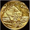 1998 S. Africa 1/2oz Gold Natura Leopard SUPERB GEM BU