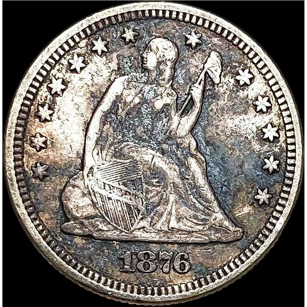 1876 Seated Liberty Quarter NICELY CIRCULATED
