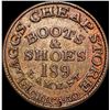 Image 1 : 1863 Civil War Token-Flaggs Cheap Store CLOSELY UNCIRCULATED