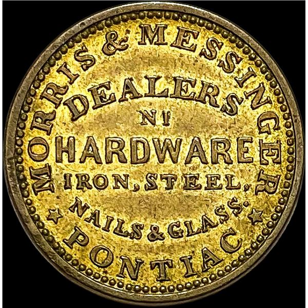 1863 Civil War Token-Morris/Messinger HIGH GRADE