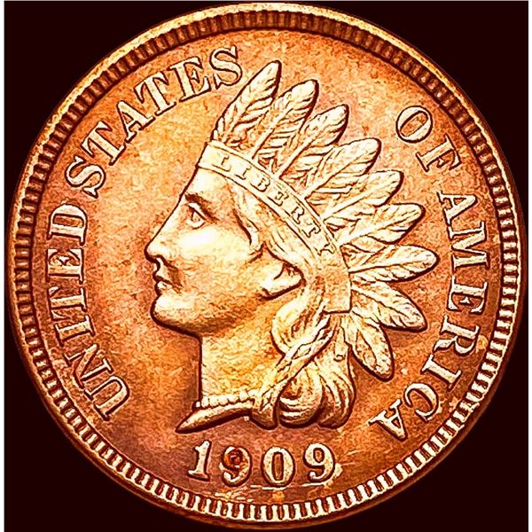 1909 Red Indian Head Cent CHOICE BU