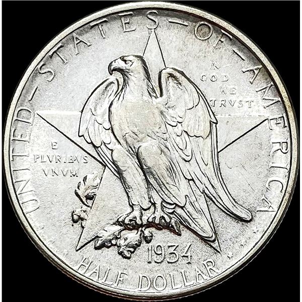 1934 Silver Texas Half Dollar UNCIRCULATED