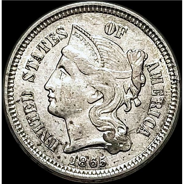 1865 Nickel Three-Cent Piece UNCIRCULATED