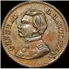 Image 1 : 1863 Civil War Token-McClellan NEARLY UNCIRCULATED