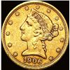 1906-S Liberty Head Gold $5 NEARLY UNCIRCULATED