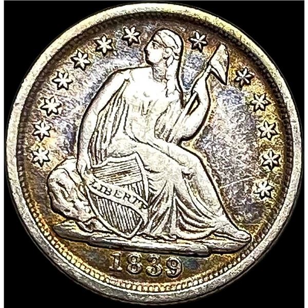 1839-O Seated Liberty Half Dime LIGHTLY CIRCULATED