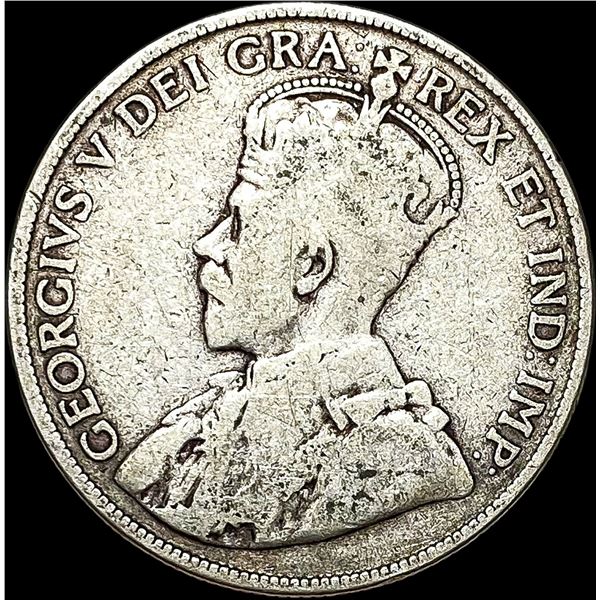 1914 Canada Silver 50 Cents NICELY CIRCULATED