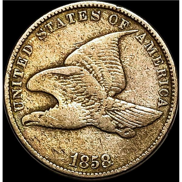 1858 Flying Eagle Cent LIGHTLY CIRCULATED