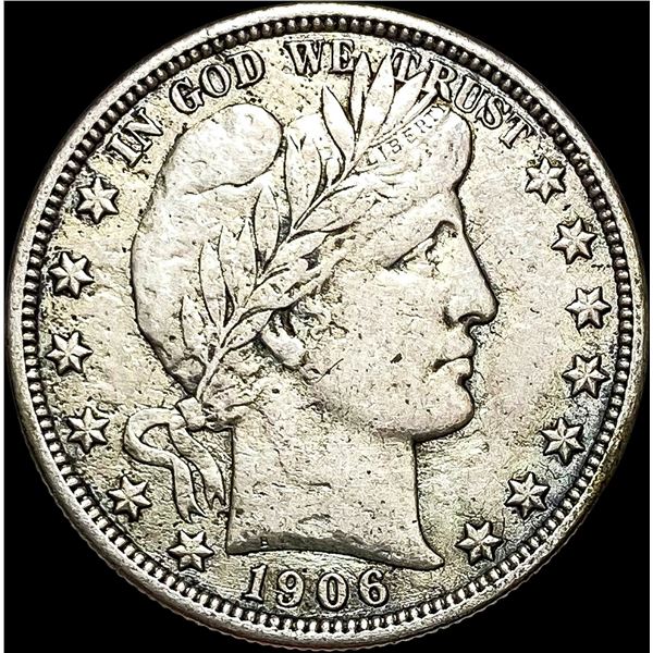 1906-D Silver Barber Half Dollar HIGH GRADE