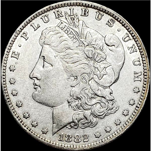 1882-O/S Morgan Silver Dollar NEARLY UNCIRCULATED