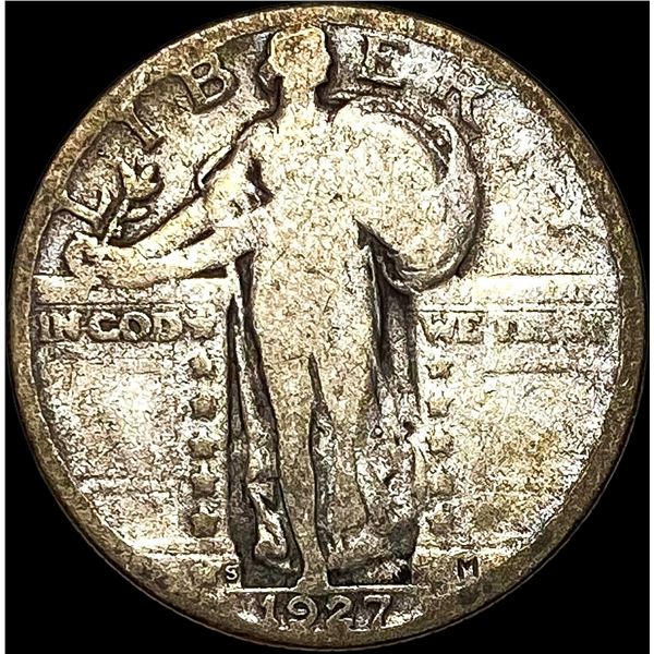 1927-S Standing Liberty Quarter NICELY CIRCULATED