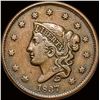 Image 1 : 1837 Sm. Let Coronet Head Large Cent ABOUT UNCIRCULATED