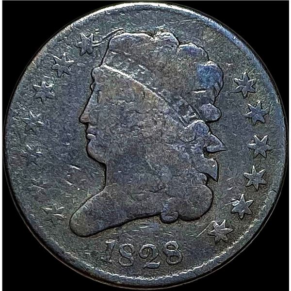 1828 13 Stars Classic Head Half Cent NICELY CIRCULATED