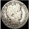 1897-O Silver Barber Quarter NICELY CIRCULATED
