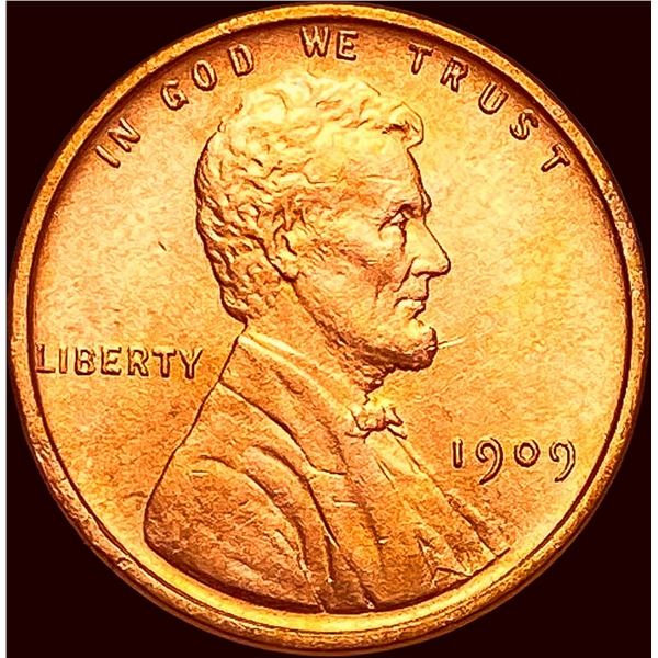 1909 Red Lincoln Wheat Cent CHOICE BU