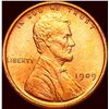 1909 Red Lincoln Wheat Cent CHOICE BU