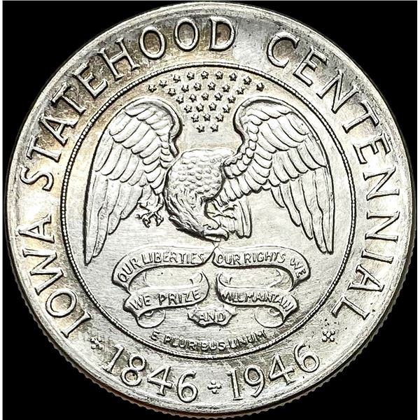 1946 Silver Iowa Half Dollar UNCIRCULATED